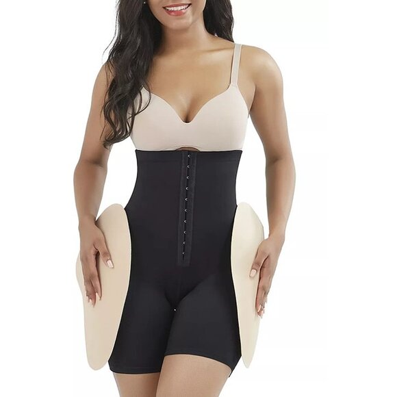 Women’s Hip and Butt Enhancer with 2 Removable Hip Pads Tummy Control Shapewear - Picture 1 of 8